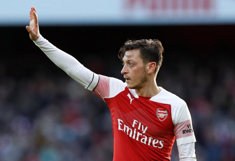  Mesut Ozil has been linked with an Arsenal exit after falling out of favour