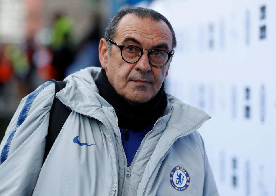  Maurizio Sarri and Co now sit 11 points behind Liverpool in the league