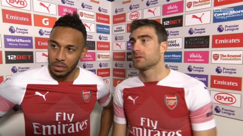  Sokratis predicted Pierre-Emerick Aubameyang would score two today