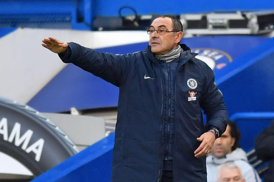  Maurizio Sarri will have to go back to the drawing board after a third defeat in five Premier League games