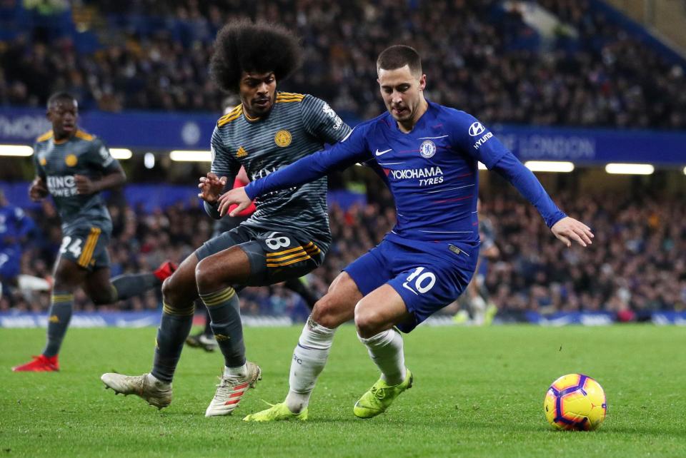  Eden Hazard failed to make an impact in his false nine role