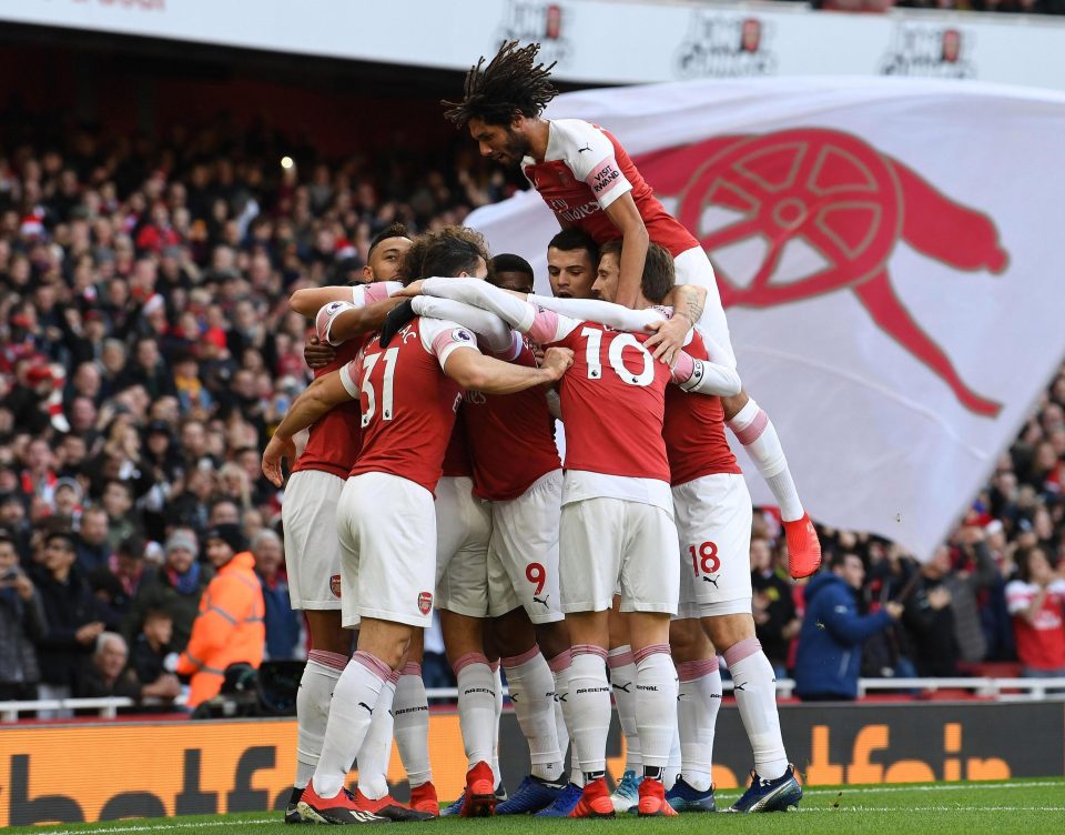  Arsenal went on to beat Burnley 3-1 during the clash at the Emirates on Saturday