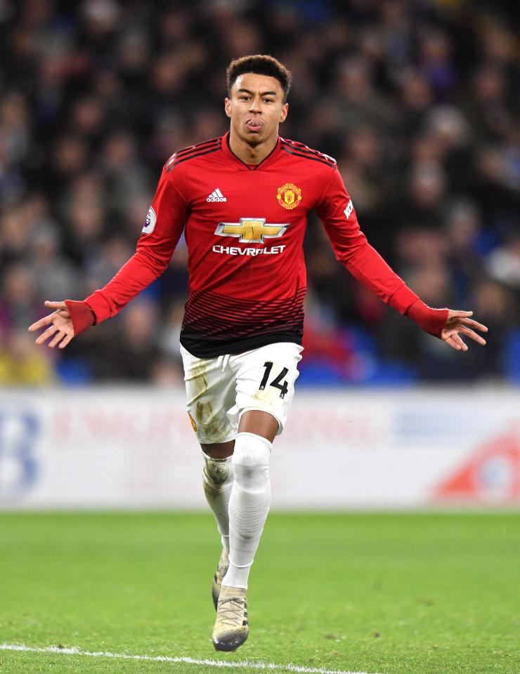  Jesse Lingard is the key passer in United's attacking line