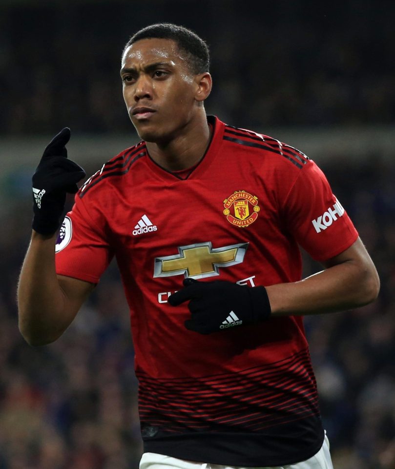  Anthony Martial has been the most prolific striker at United this season