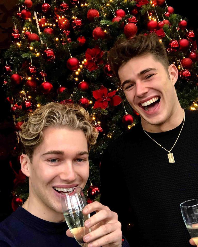  AJ Pritchard, left, and his brother Curtis were battered by a gang of thugs in a nightclub