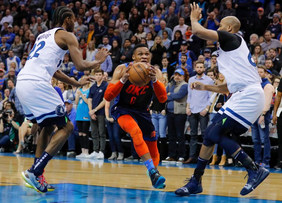  Russell Westbrook will bring his energy and hustle to Christmas Day when OKC visit Houston