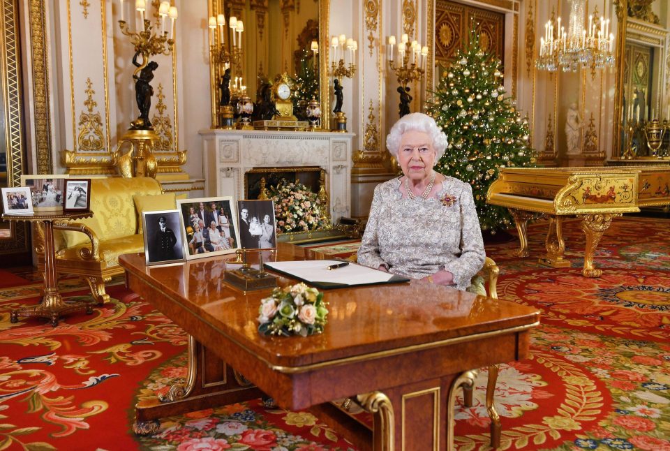  The Queen delivered her annual message to the nation this afternoon