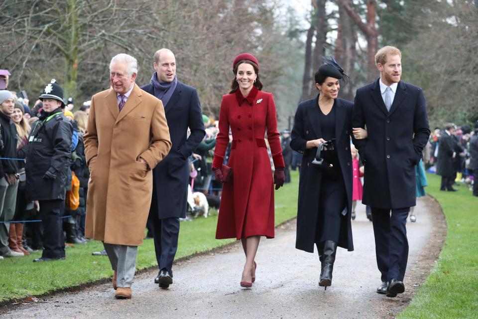  The royals appeared to brush off the rumours