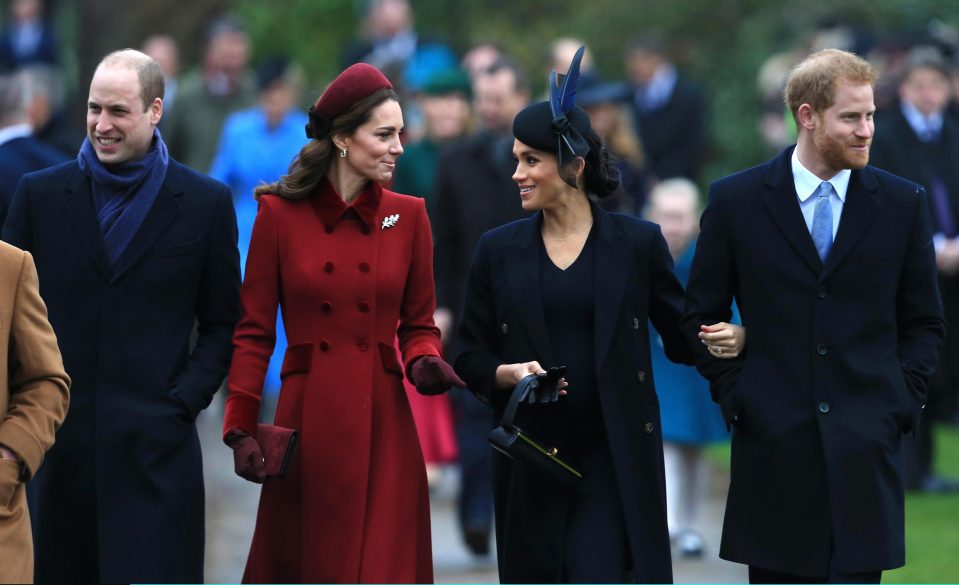  With her role of 'future Queen' in mind, Kate stepped away from Prince William to 'bridge the gap' with sister-in-law Meghan