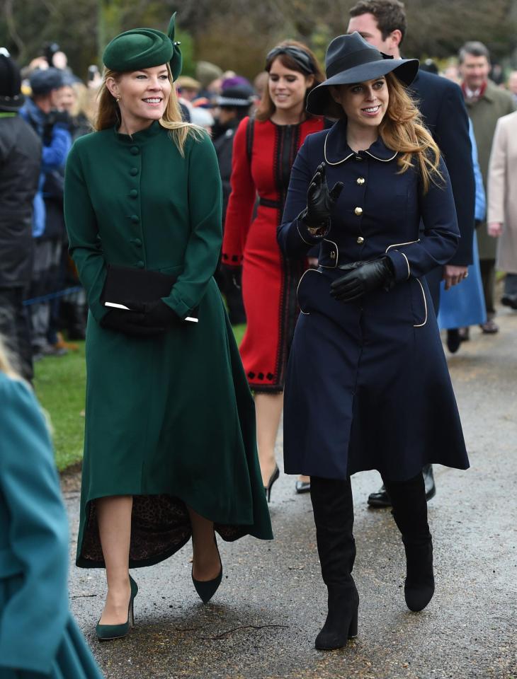  Autumn Phillips and Princess Beatrice also arrive at the Church