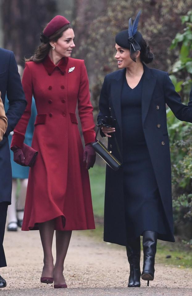  It comes after Meghan Markle and Kate Middleton put on a united front amid rumours they don't get on