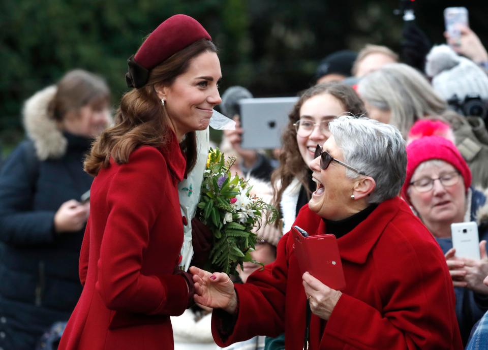  Kate Middleton jokes about excited kids as she meets well-wishes in Norfolk