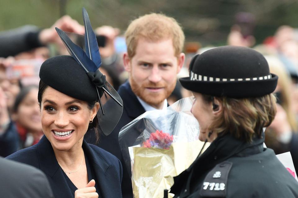  It is the second royal Christmas for Meghan