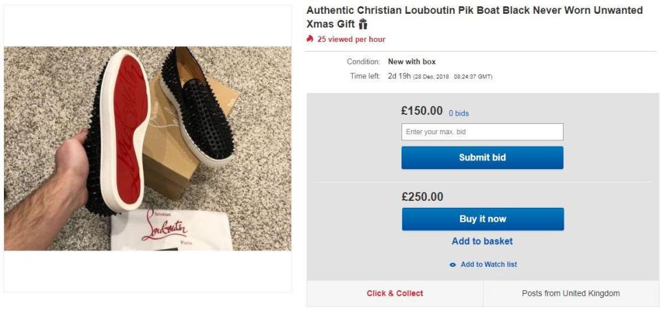  Ungrateful eBay users are already flogging their unwanted gifts online