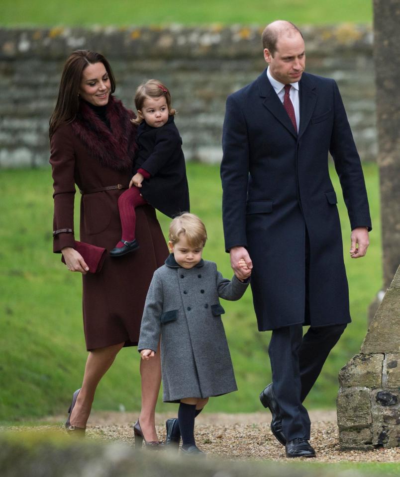  Although the Cambridge family attended a service in Berkshire in 2016, Prince George and Princess Charlotte probably won't go to the Sandringham service until they're a little older