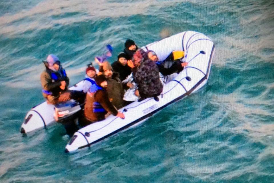  A group of 40 migrants were rescued by the UK Border Force after crossing the Channel in the early hours of Christmas Day