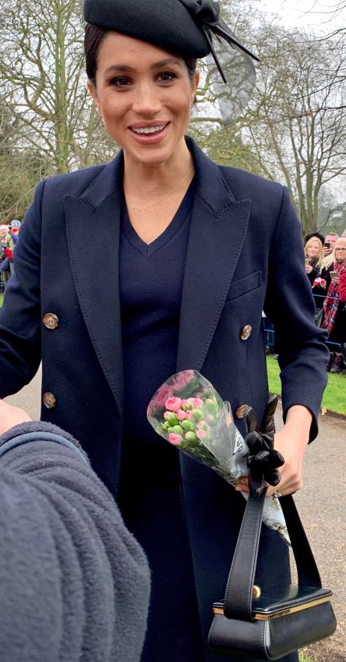  The 40-year-old snapped the gorgeous pictures of Meghan outside Sandringham