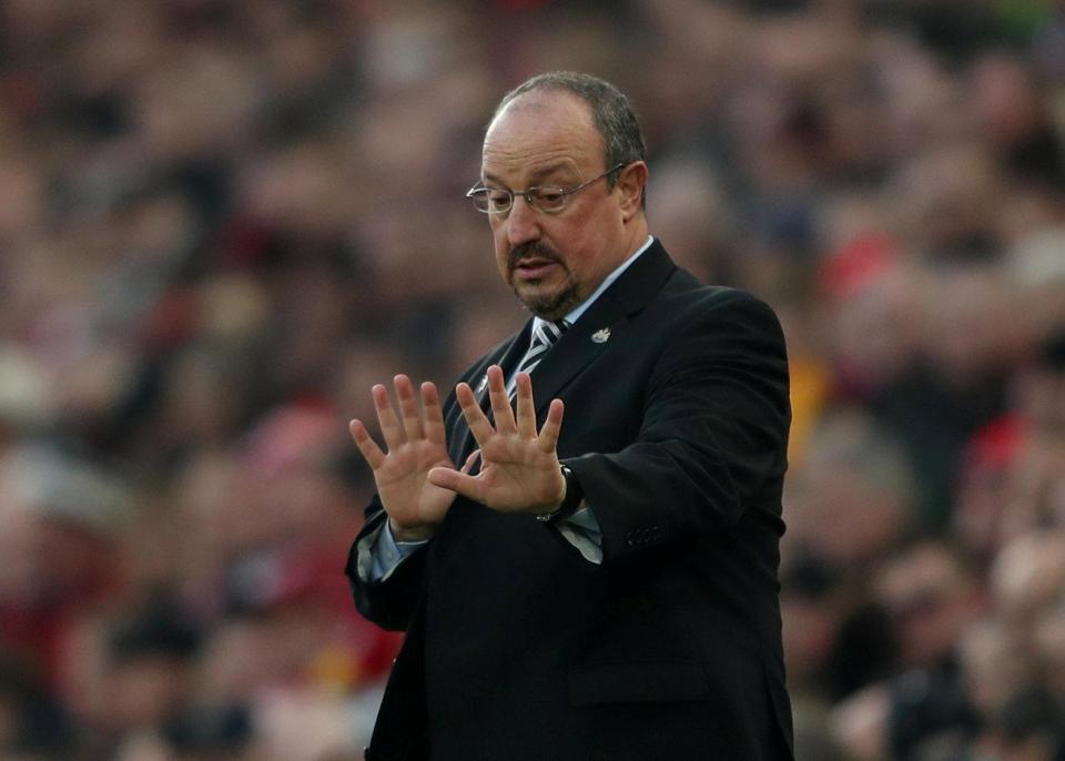  Rafa Benitez suffered defeat at his former club