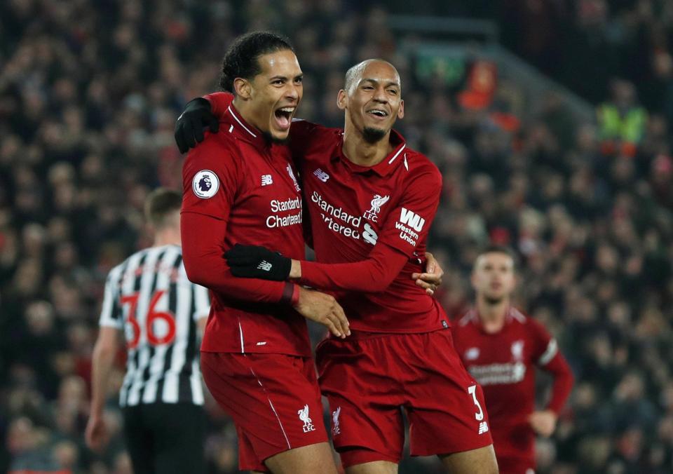  Fabinho rounded off the scoring after coming off the bench