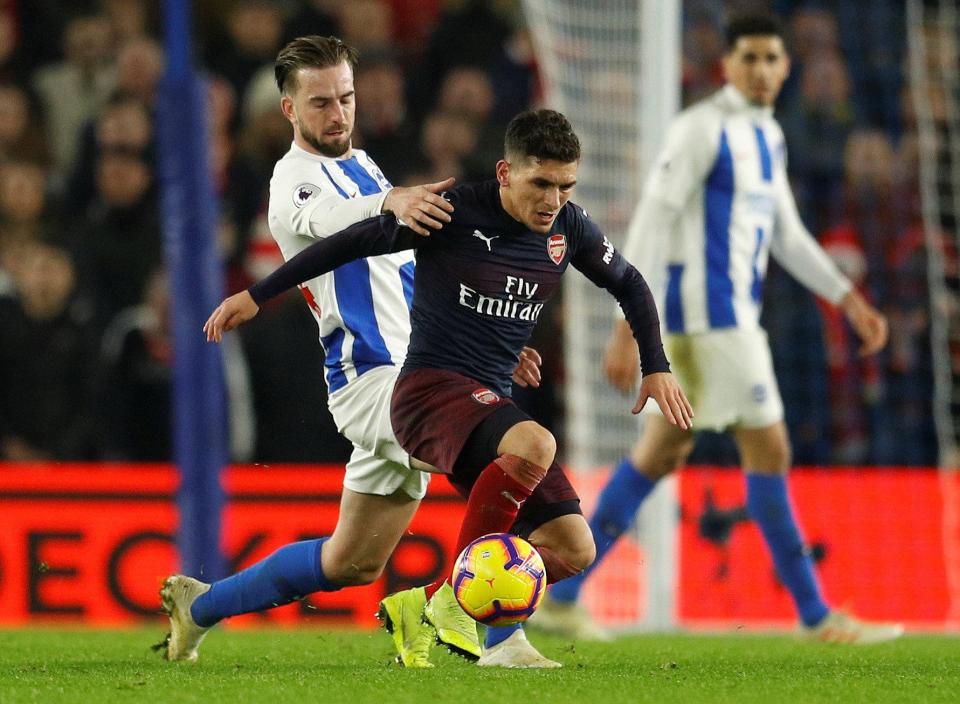  It was a typically industrious performance from Lucas Torreira