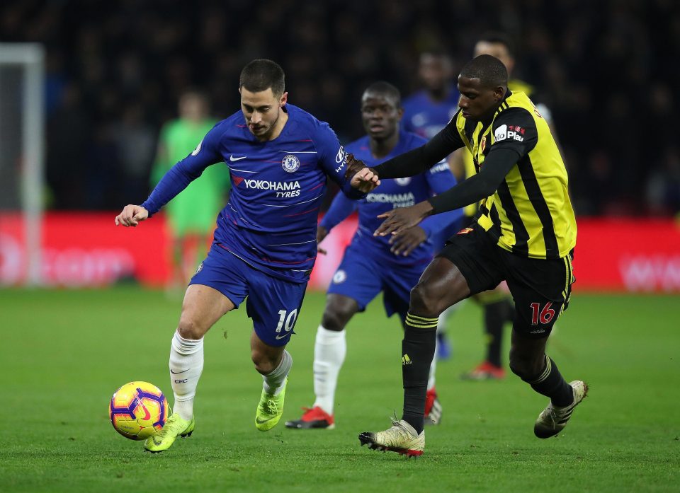  Eden Hazard terrified Watford every time he got on the ball