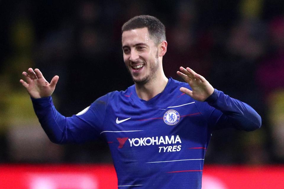  Eden Hazard hit his 100th and 101st goals for Chelsea