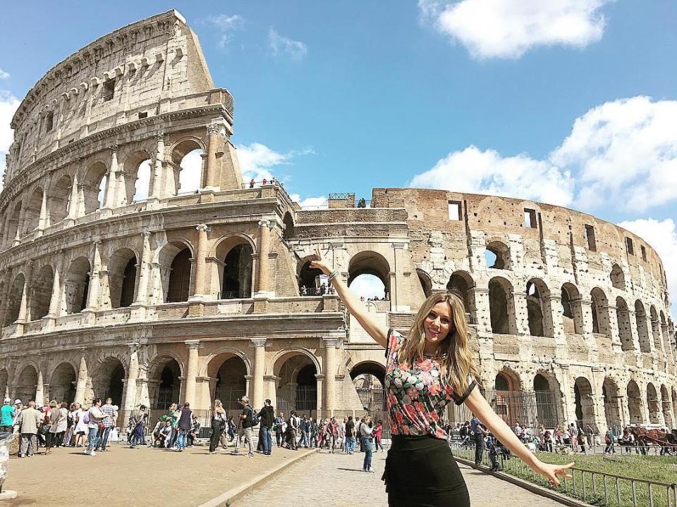  She keeps her 1million followers up-to-date with her travels around the world