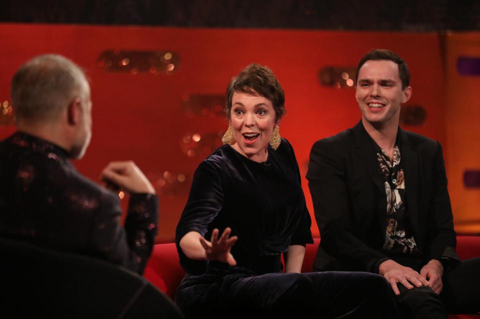  Olivia reveals all on the New Year's Eve episode of the Graham Norton Show