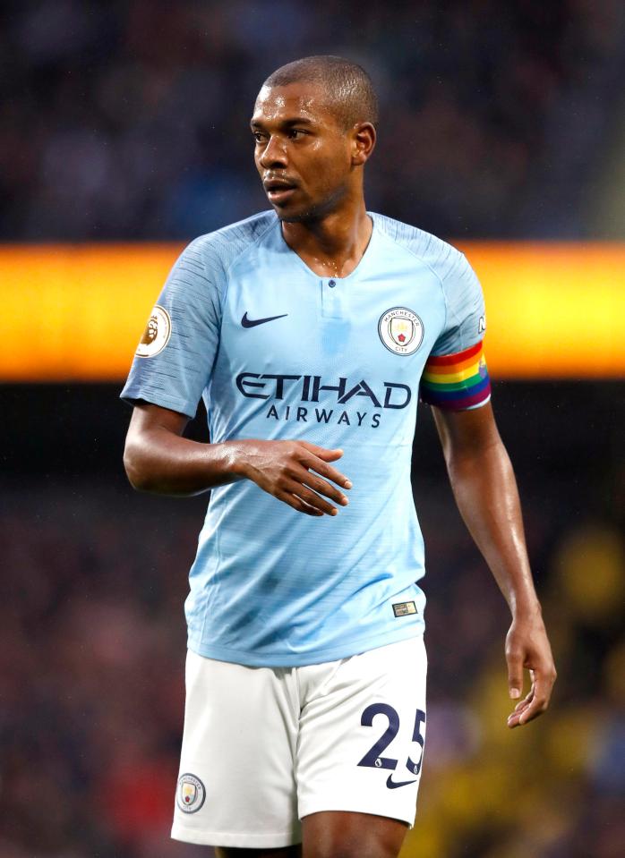  Fernandinho has returned to training and could be back for Man City for the clash with Liverpool