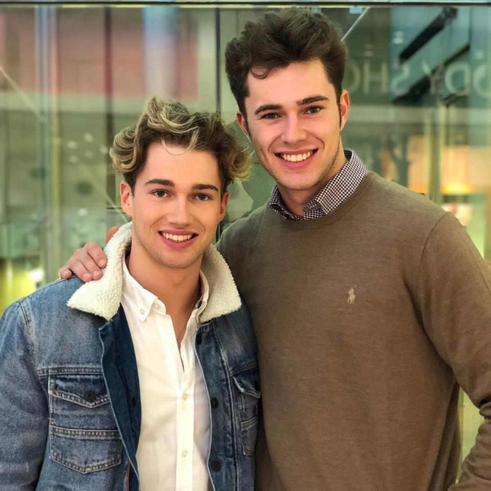  AJ Pritchard was with his brother Curtis, a pro dancer on the Irish version of Strictly called Dancing With The Stars