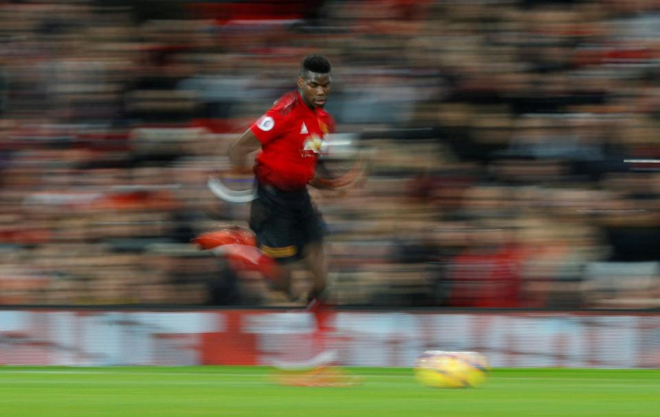  Pogba orchestrated the Manchester United win at Old Trafford