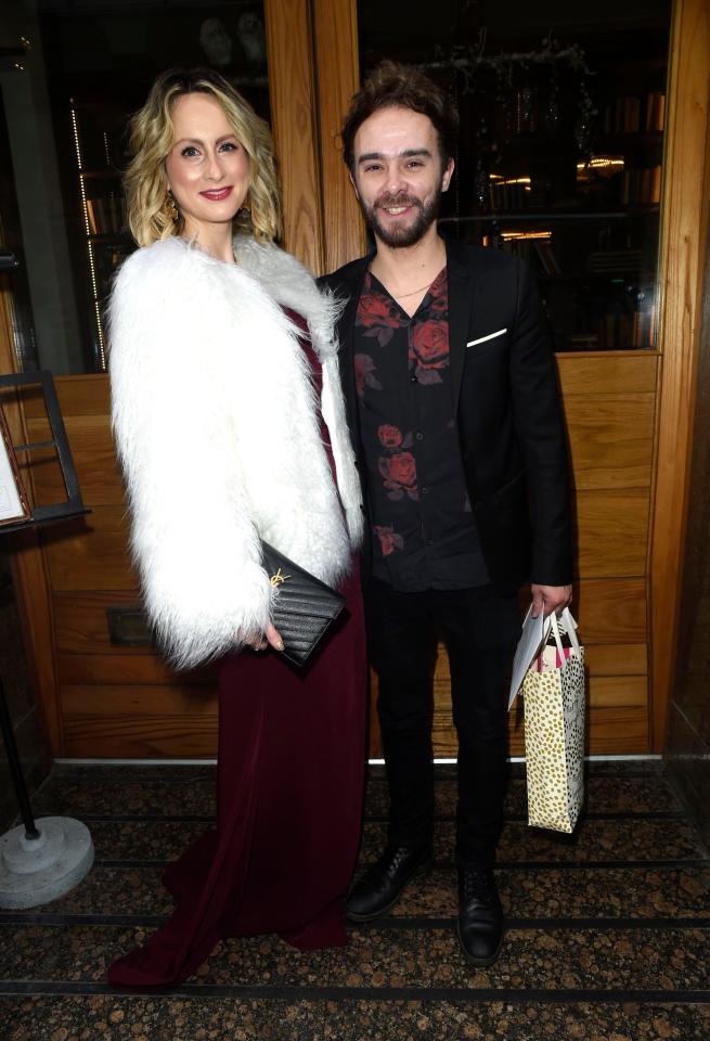  Jack P Shepherd who plays Tina's brother in Corrie wore a rose-patterned shirt for the occasion