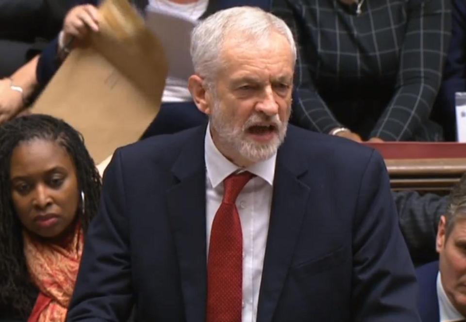  Jeremy Corbyn announced a no-confidence vote in Prime Minister Theresa May after her Brexit agreement was crushed