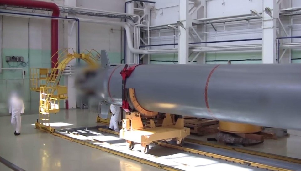 The massive unmanned sub is being developed by the Russian defence ministry