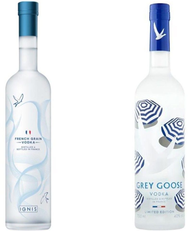  Lidl's £14.99 French Grain Vodka looks very similar to a bottle of Grey Goose, which can cost up to £34.80