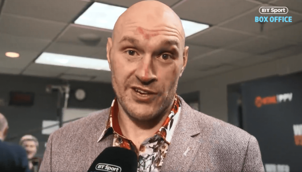  Tyson Fury delivered an inspirational message to people suffering mental health problems