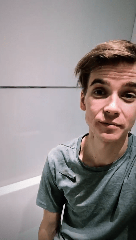  Joe Sugg quickly returned to his blonde roots after dying his hair red for last night's It Takes Two