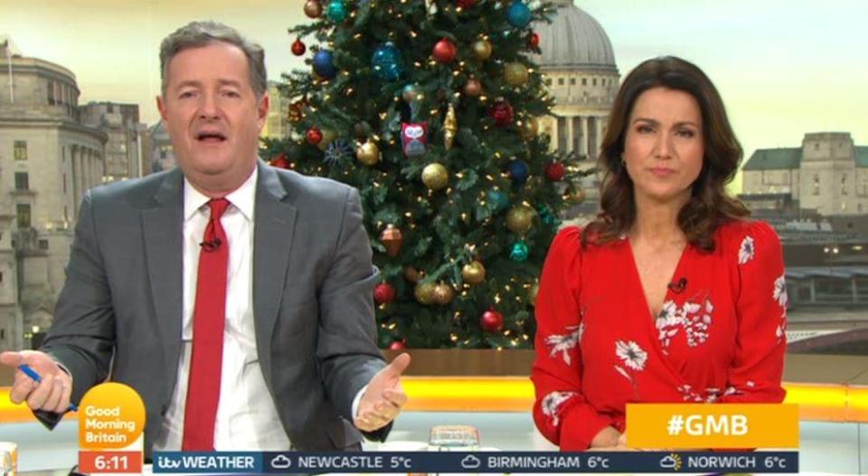  Piers Morgan spoke about his job application on today's GMB