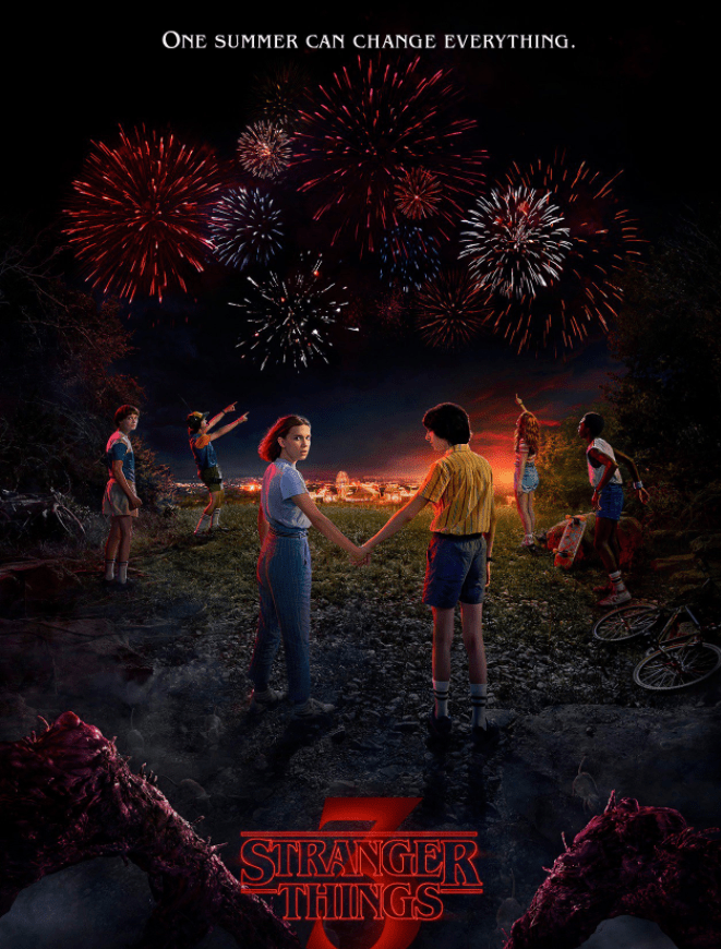  Stranger Things debuted on Netflix on July 4