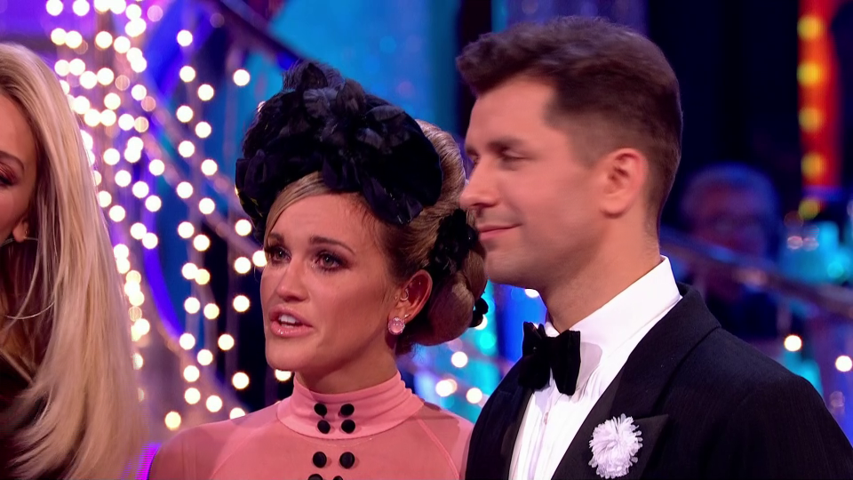 Ashley couldn’t stop the tears from falling as she listened to the judges advice