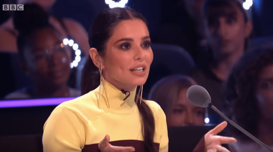  Cheryl doesn't like feeling 'torn' between her work and parenting Bear in the studio