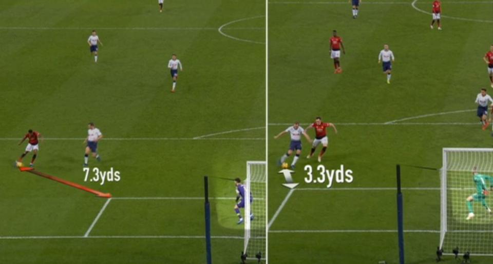  David De Gea's positioning was key to his outstanding performance yesterday