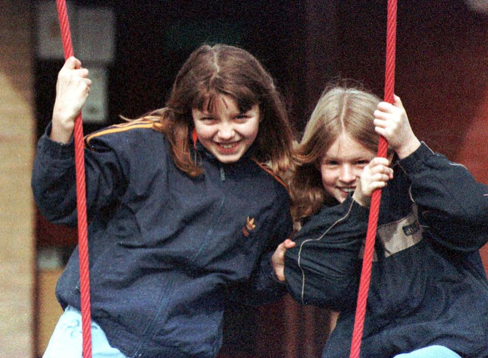  Murdered schoolgirls Holly Wells, right, and Jessica Chapman, both ten, from Soham