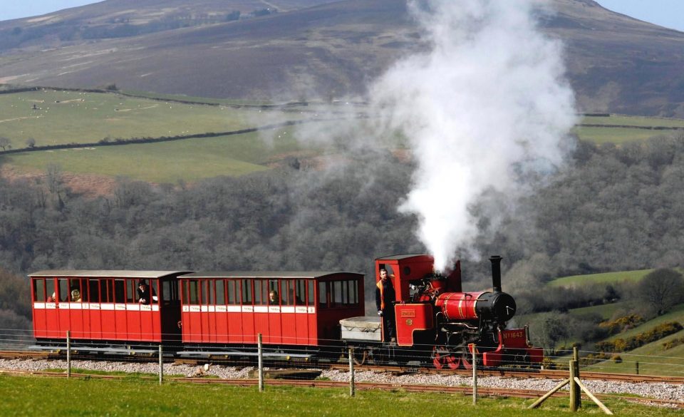  Ride a steam train along rugged coastline with the Lynton & Barnstaple Railway