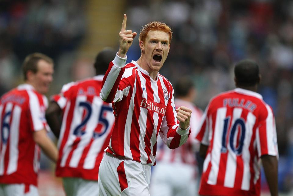  Dave Kitson during his time with Stoke City