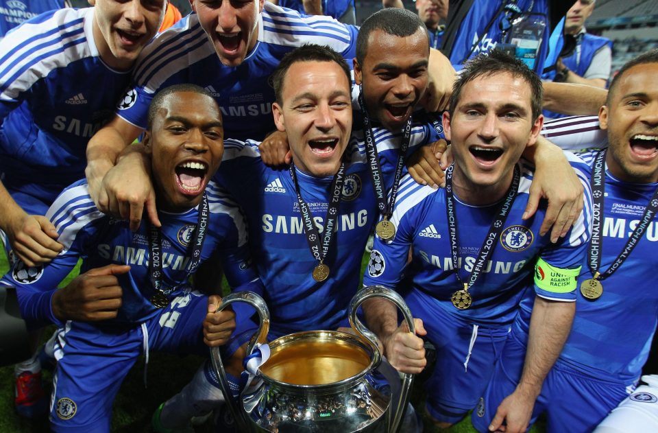  Ashley Cole won the Champions League alongside Lampard in 2012