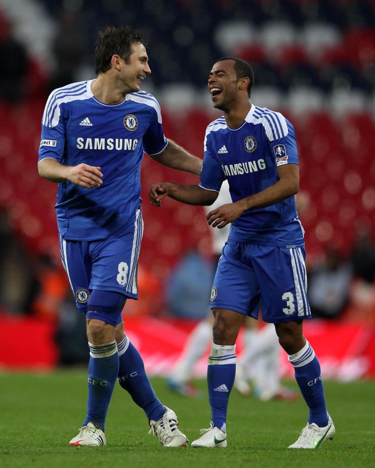  Frank Lampard and Ashley Cole enjoyed huge success together at Chelsea