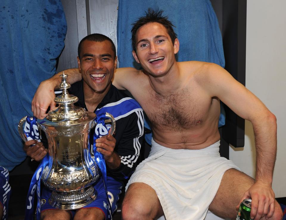  Frank Lampard wants to bring old pal Ashley Cole to Derby