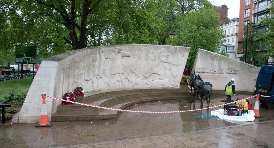  The graffiti attack came just days after the murder of Fusilier Lee Rigby