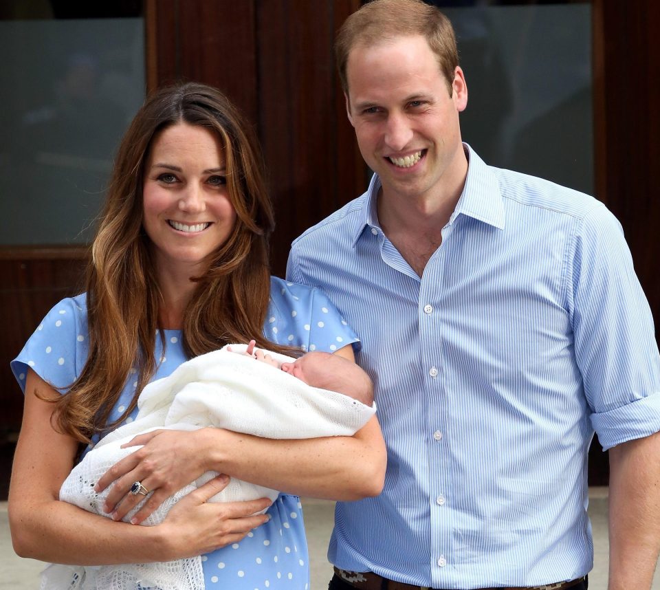  Kate and Prince William after the birth of their first child Prince George